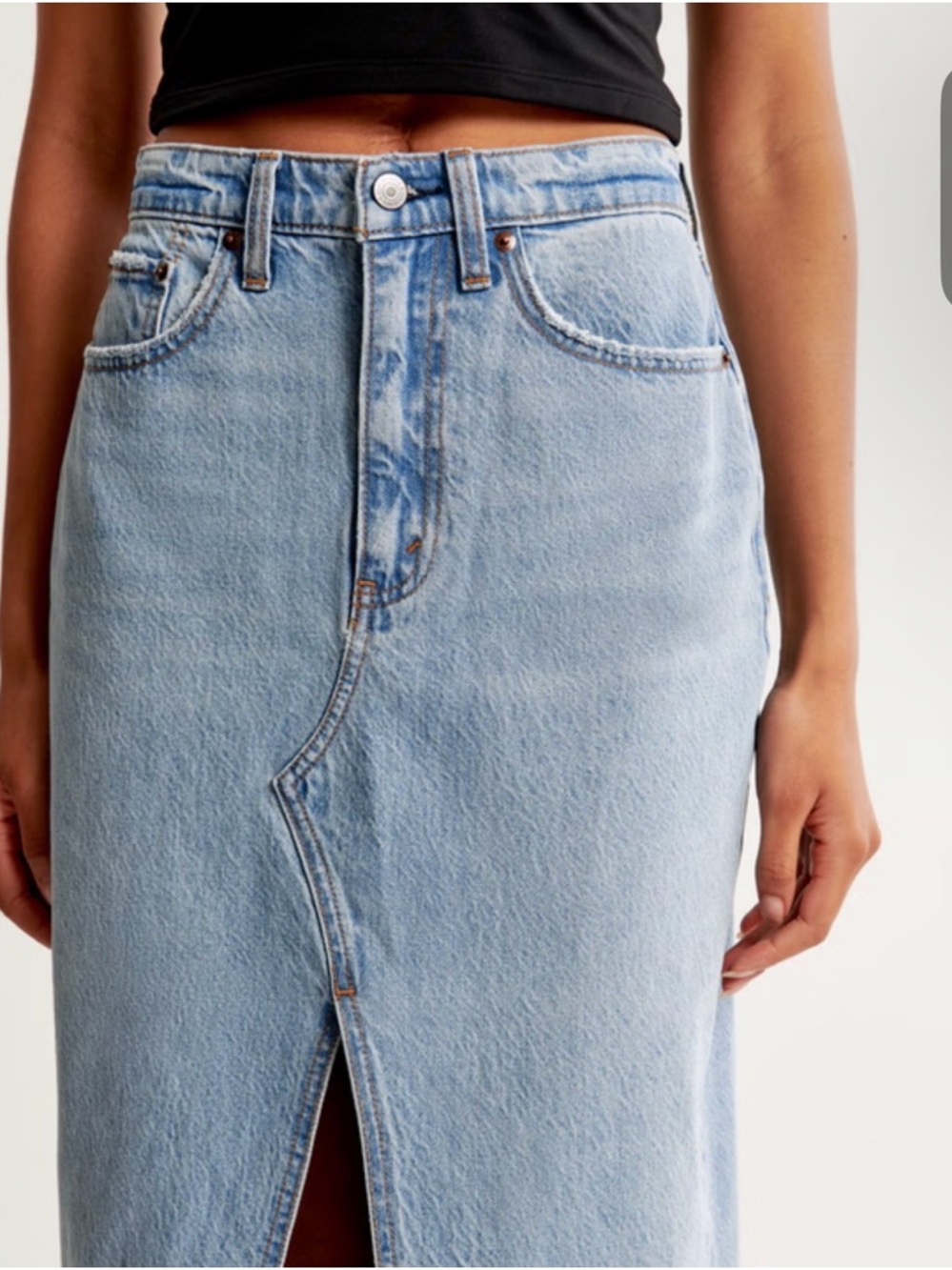 Abercrombie Denim Skirt 29/8 - Picture 4 of 7
